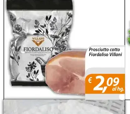 Prosciutto cotto Fiordaliso Villani