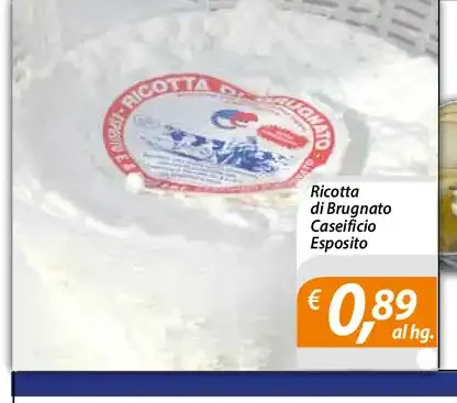 Ricotta di Brugnato Caseificio Esposito