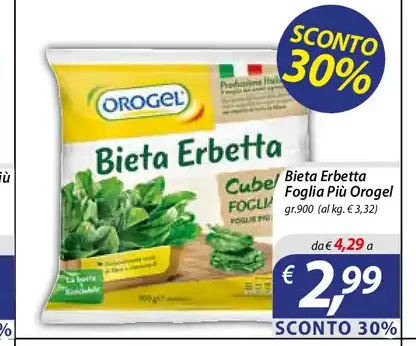 Bieta Erbetta Foglia Più Orogel