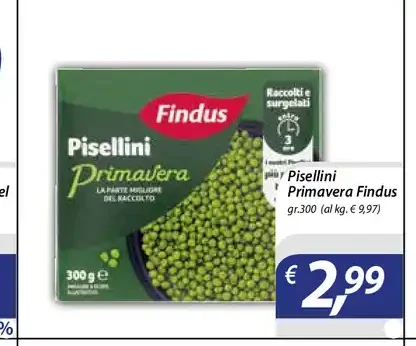 Pisellini Primavera Findus