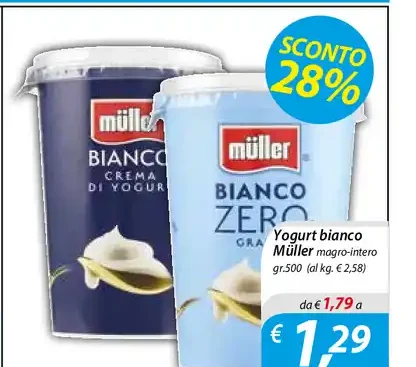 Yogurt bianco Müller