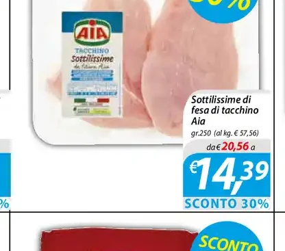 Sottilissime di fesa di tacchino Aia