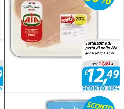 Sottilissime di petto di pollo Aia