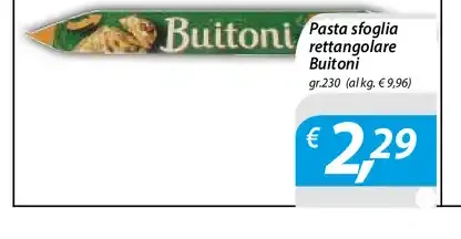 Pasta sfoglia rettangolare Buitoni