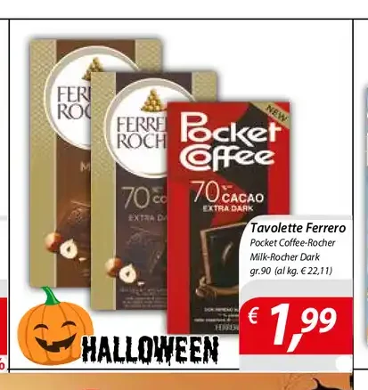 Tavolette Ferrero Pocket Coffee