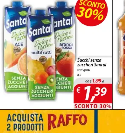 Succhi senza zuccheri