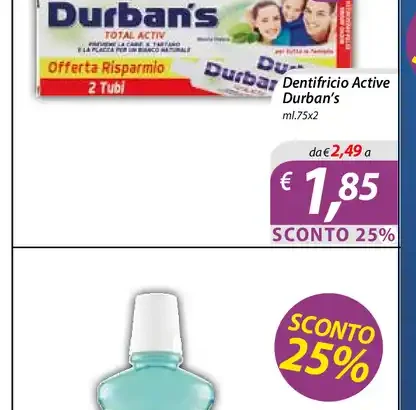 Dentifricio Active Durban's