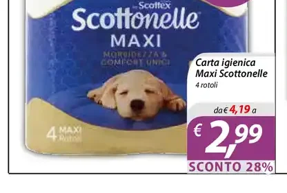 Carta igienica Maxi Scottonelle