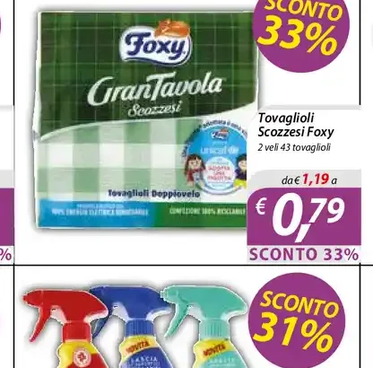 Tovaglioli Scozzesi Foxy