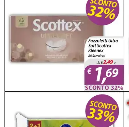 Fazzoletti Ultra Soft Scottex Kleenex