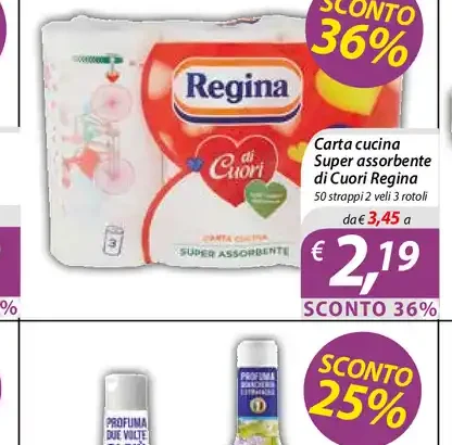 Carta cucina Super assorbente di Cuori Regina