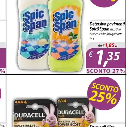 Detersivo pavimenti Spic & Span
