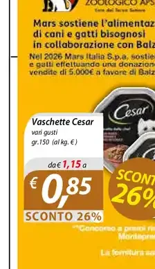 Vaschette Cesar