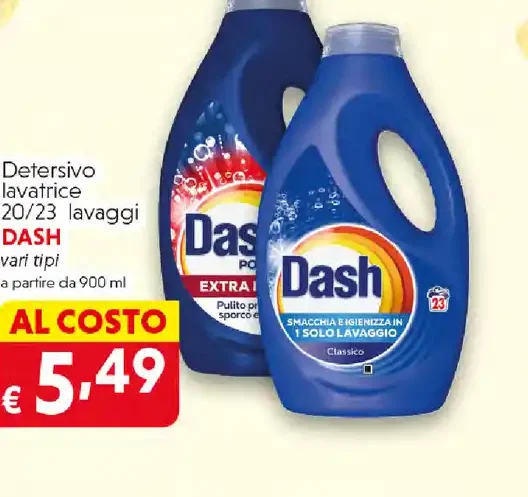 Detersivo lavatrice Dash