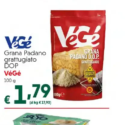 Grana Padano grattugiato DOP Vegé