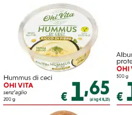 Hummus di ceci Ohi Vita