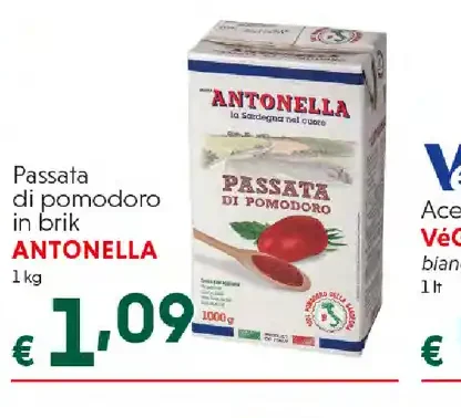 Passata di pomodoro in brick Antonella