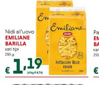 Nidi all'uovo Emiliane Barilla