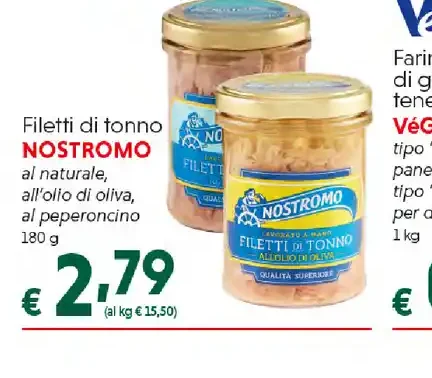 Filetti di tonno Nostromo