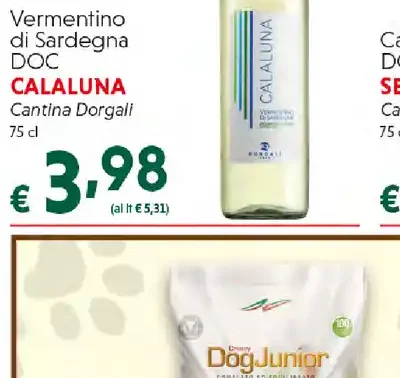 Vermentino di Sardegna DOC Calaluna