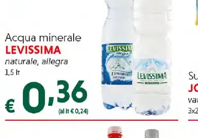 Acqua minerale Levissima