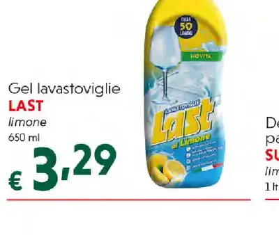 Gel lavastoviglie Last