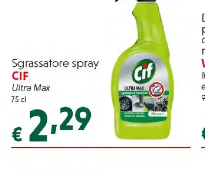 Sgrassatore spray Cif