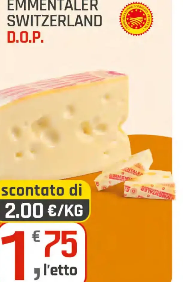 Emmental svizzero DOP