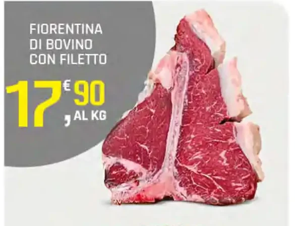 Fiorentina di bovino con filetto