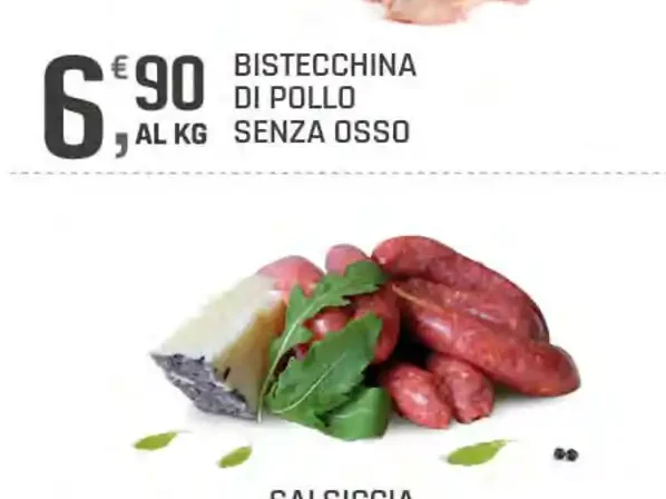 Bistecchina di pollo senza osso