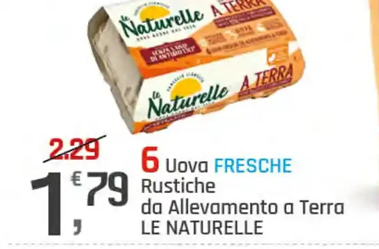 Uova fresche rustiche da allevamento a terra