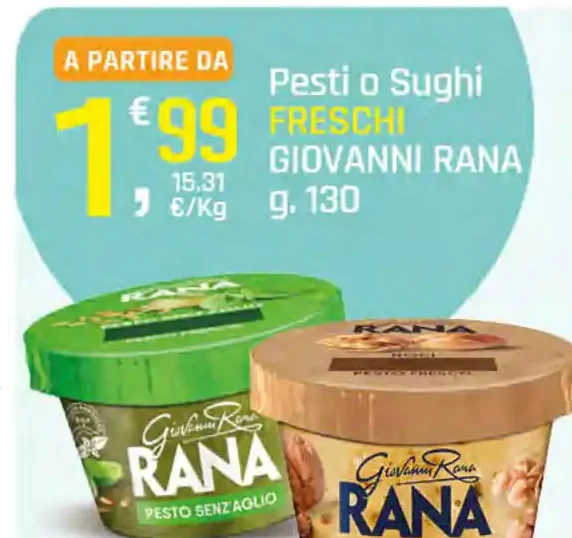 Pesti o sughi freschi