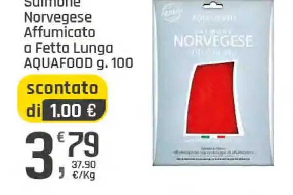 Salmone norvegese affumicato o a fetta lunga