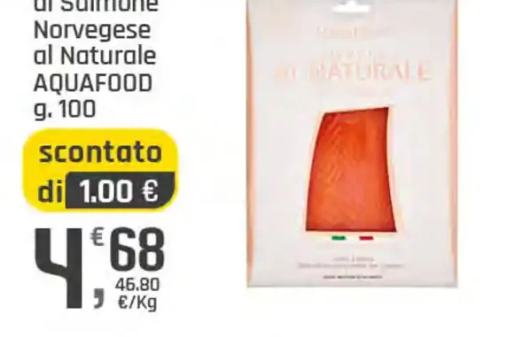 Carpaccio di salmone norvegese al naturale