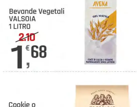 Bevanda vegetale avena Valsoia