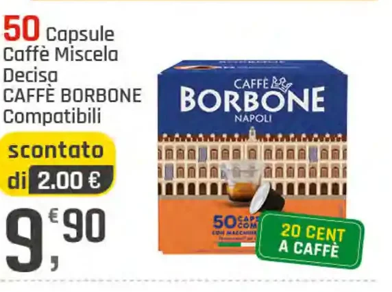 Capsule caffè miscela decisa compatibili Borbone