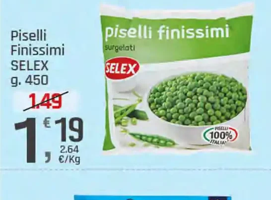 Piselli finissimi Selex