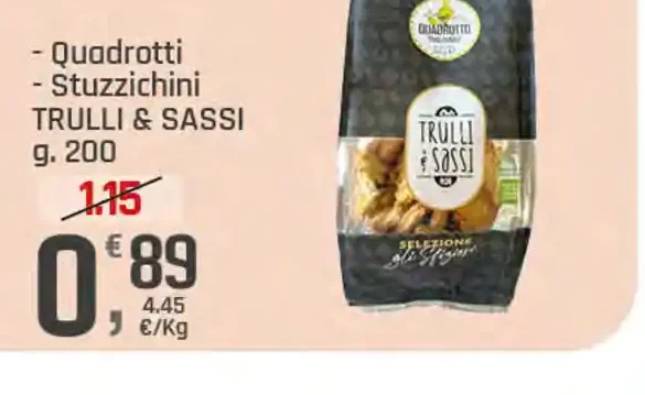 Quadrotti e stuzzichini Trulli & Sassi