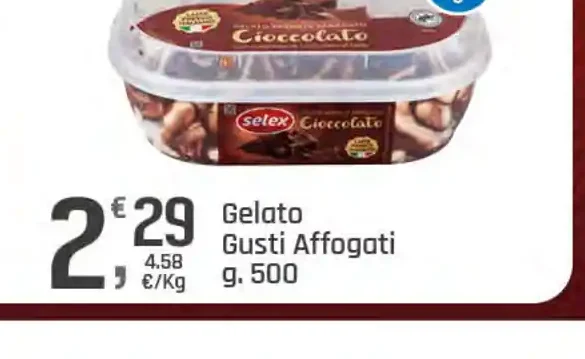 Gelato gusti affogati