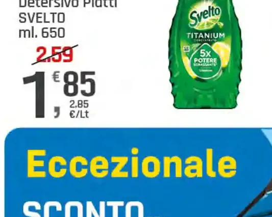 Detersivo piatti Svelto