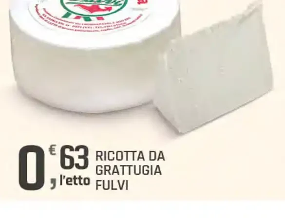 Ricotta da grattugia