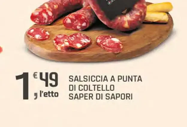 Salsiccia a punta di coltello