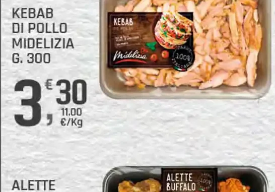 Kebab di pollo