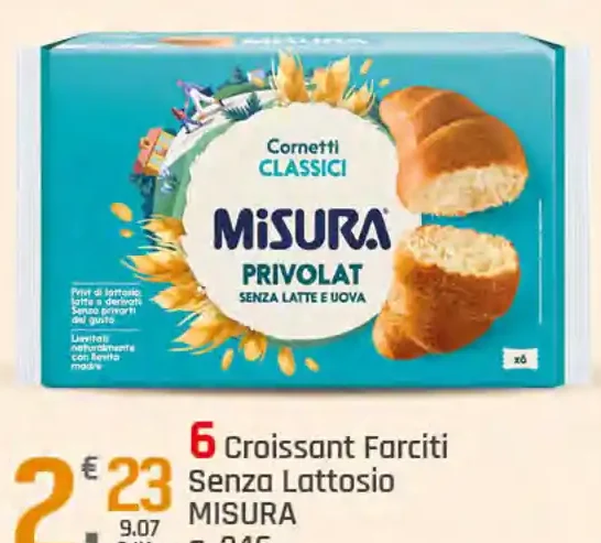 Croissant farciti senza lattosio