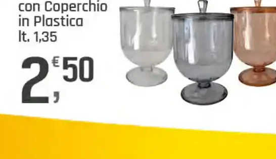 Barattolo con coperchio in plastica