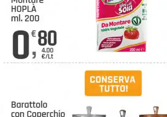 Panna vegetale di soia