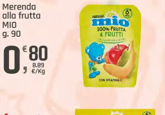 Merenda alla frutta