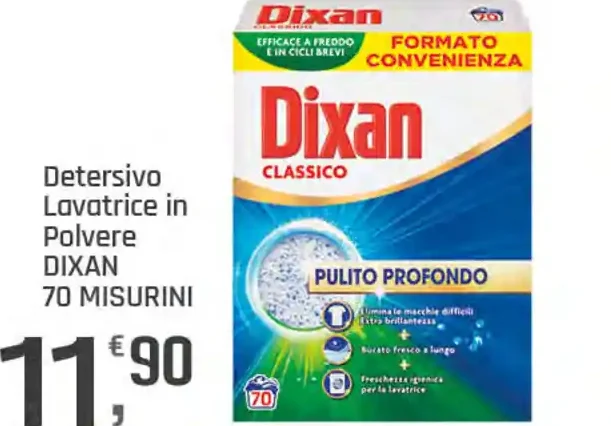 Detersivo lavatrice in polvere Dixan