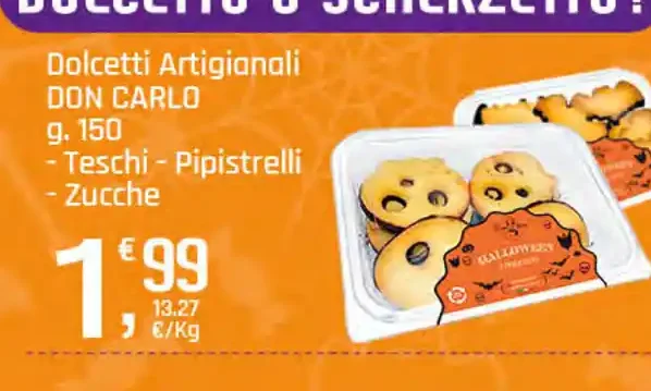 Dolcetti artigianali Don Carlo Teschi-Pipistrelli-Zucche