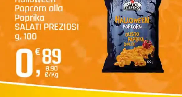 Halloween Popcorn alla Paprika Salati Preziosi